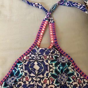 Patterned Bikini Top